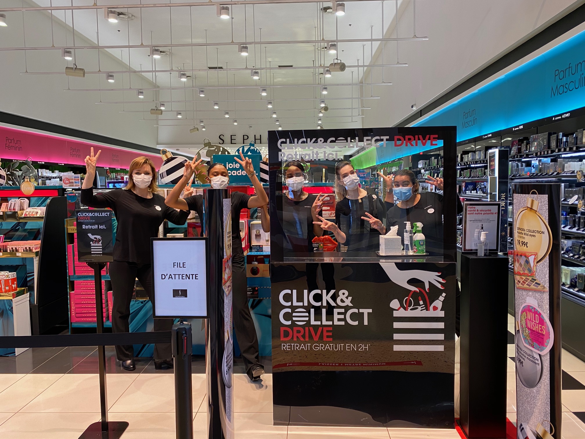 Click and collect Sephora Centre Commercial Bay 2